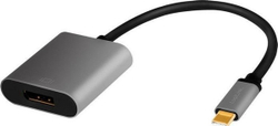 Fotoja e Përshtatës USB dhe USB-C LogiLink 60 Hz, Alumini 0,15 m, e hirtë