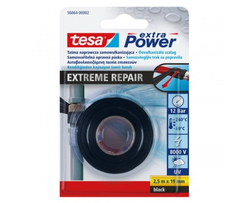 Fotoja e Ngjitës silikon Tesa Extreme H5606402, 2.5mm, 19mm, i zi