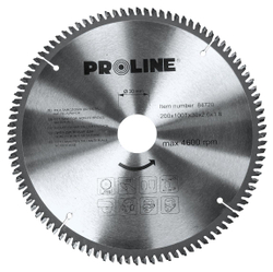 Fotoja e Disk prerës Proline, 205x30mm, +81 dhëmbë