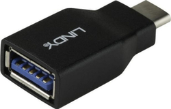 Fotoja e Përshtatës Lindy USB-C USB Adapter - USB, i zi
