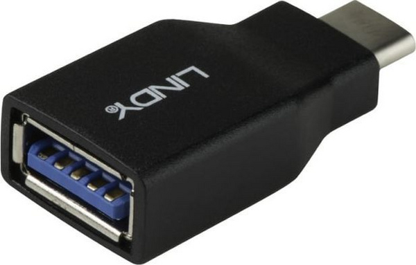Fotoja e Përshtatës Lindy USB-C USB Adapter - USB, i zi