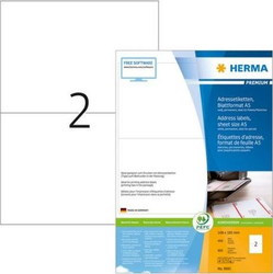 Fotoja e Etiketa për adresa Herma PREMIUM, A5, 148x105mm, të bardha