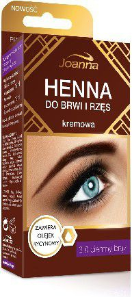 Fotoja e Ngjyrë për vetulla dhe qerpikë Joanna Henna, nr. 3.0, 15 ml, e kaftë