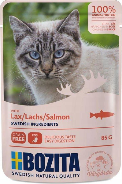 Fotoja e Ushqim për mace Bozita Salmon, 85g