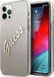 Fotoja e Mbrojtëse Guess Glitter për iPhone 12 Pro Max GUHCP12LPCUGLSGO, e artë