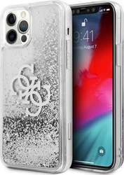 Fotoja e Mbrojtëse GUESS 4G GUHCP12LLG4GSI iPhone 12 Pro Max 6,7", e argjendtë