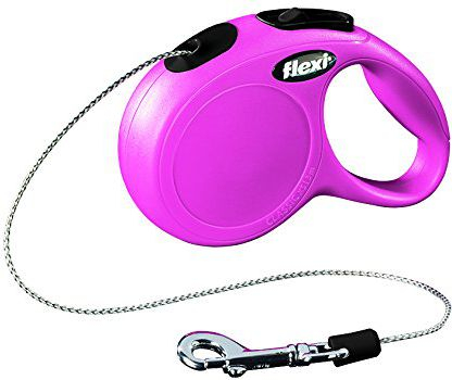 Fotoja e Litar për mace Flexi New Classic, 3m, XS, rozë
