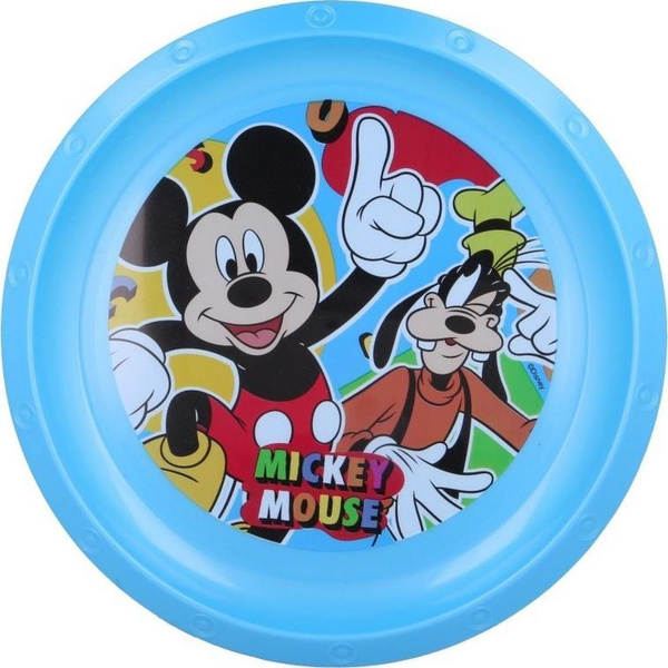 Fotoja e Pjatë ëmbëlsire Mickey Mouse, e kaltër