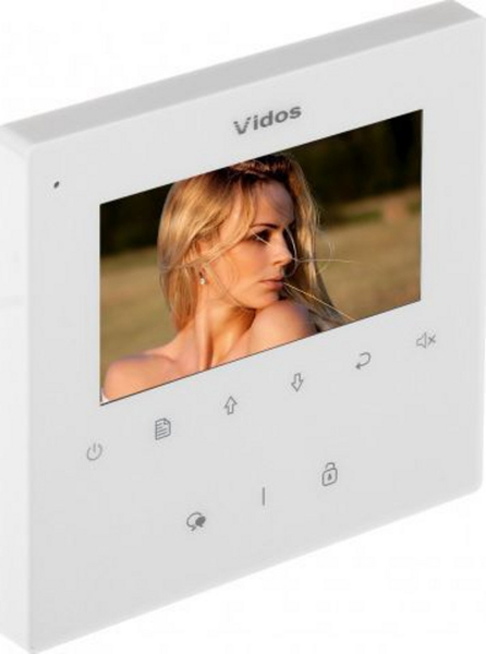 Fotoja e Panel VIDOS i brendshëm M1022W-2 VIDOS, i bardhë