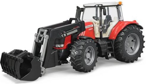 Fotoja e Lodër Bruder Massey Ferguson 7624, e kuqe / e zezë