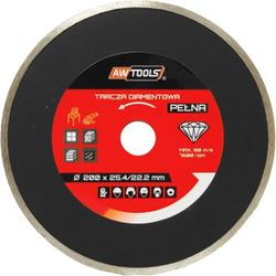 Fotoja e Disk diamanti i plotë AWTools, 125 x 22.2 mm