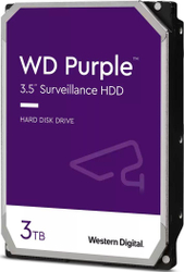 Fotoja e Disk Western Digital Purple, 3 TB, 3.5 '', SATA III (6 Gb / s)