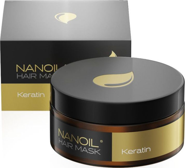 Fotoja e Maskë flokësh Nanoil me Keratinë, 300ml