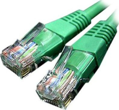 Fotoja e Kabllo rrjeti Roline Patchcord, Cat5e, UTP, 1m, e gjelbër