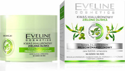 Fotoja e Krem dite dhe nate, anti-rrudha Eveline Hyaluronic Acid & Green Olive, 50 ml
