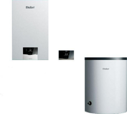 Fotoja e Bojler Vaillant VC 30CS/1-5 ecoTEC, VIH R 120/6 B, 30 kW, 230 V, 117 l, i bardhë