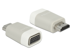 Fotoja e Adapter Delock HDMI - D-Sub (VGA) AV (65472), i hirtë