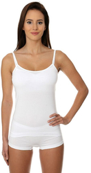 Fotoja e Maicë për femra Brubeck COMFORT COTTON (CM00210A), M, e bardhë