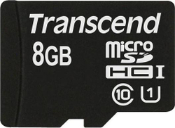 Fotoja e Kartë memorie Transcend Premium MicroSDHC 8 GB Class 10 UHS-I/U1