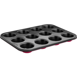 Fotoja e Kallëp për muffins Lamart LT3072, 12 muffins, 35.5x26.5cm, i kuq