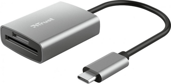 Fotoja e Lexues i jashtëm Trust USB-C (24136), i hirtë