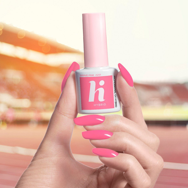 Fotoja e Llak për thonj Hi Hybrid 251 Brave Pink, 5ml, rozë