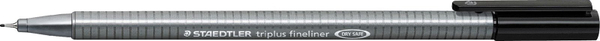 Fotoja e Stilolaps Staedtler Fineliner, 0.3mm, i zi