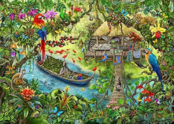 Fotoja e Puzzle Ravensburger: Jungle Expedition, 368 elemente, +10 vjeç
