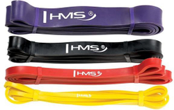 Fotoja e Shirita ushtrimesh HMS Powerband, 4 copë