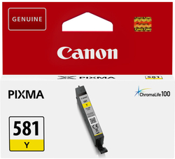Fotoja e Ngjyrë printeri Canon CLI-581Y, e verdhë
