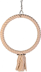 Fotoja e Lojë për zogj Trixie Rope unazë, 25 cm, ngjyrë natyrale