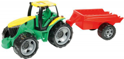 Fotoja e Traktor me rimorkio për fëmijë Lena, 62 cm
