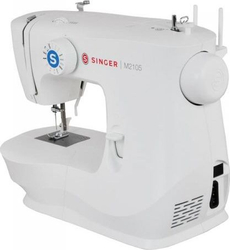 Fotoja e Makinë qepëse SINGER M2105, gjysmë-automatike, elektrike, e bardhë