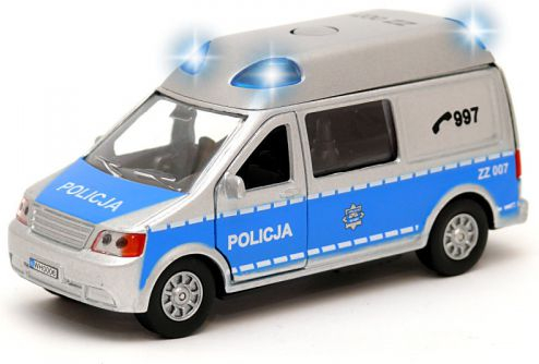 Fotoja e Furgon i policisë lodër Hipo Auto, i argjendtë