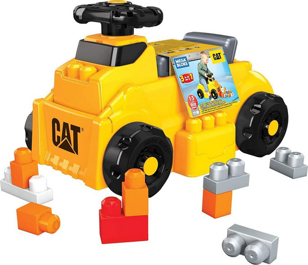 Fotoja e Lodër makinë Mega Bloks Build N Play Ride On, e verdhë