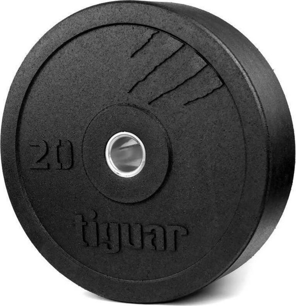 Fotoja e Pllakë gome për stërvitje Tiguar, 20 kg, e zezë