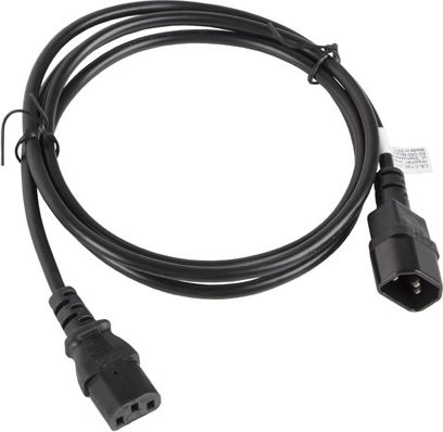 Fotoja e Kabllo energjie Lanberg IEC 320 C13 - C14, 1.8 m, e zezë (CA-C13E-11CC-0018-BK)
