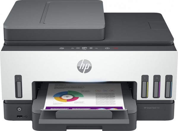 Fotoja e Printer HP Smart Tank 790 All-in-One Printer, i bardhë / i hirtë