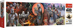 Fotoja e Lojë puzzle Trefl Panorama of the Adventures of Mandalorian, 1000 copë