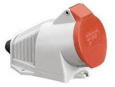 Fotoja e Prizë Polam Nakło 16A 3P+Z IP44 380V 2627-126, e izoluar, fikse