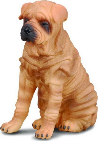 Fotoja e Figurinë Collecta: Dog Shar Pei, 8 x 3.2 x 6.8 cm, e kaftë