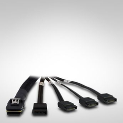 Fotoja e Kabllo Inter-Tech SFF 8087 - SATA x4, 0.65m, e zezë