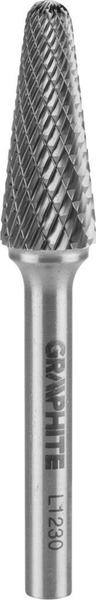 Fotoja e Prerëse metalike Graphite TYPE L (CONICAL) 12 X 30 MM SHANK 6 X 45 MM 55H377