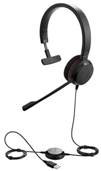 Fotoja e Kufje Jabra Evolve 20, të zeza