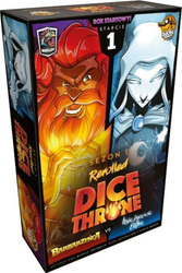 Fotoja e Lojë me letra dhe zare Lucky Duck Dice Throne: Clash 1 - Barbarian vs Lunar Elf