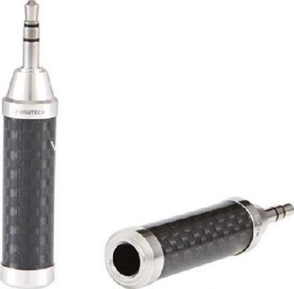 Fotoja e Përshtatës AV Furutech ADL Jack 3.5 mm - Jack 6.3 mm, i zi