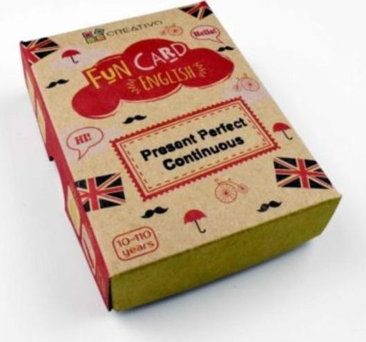 Fotoja e Karta edukative Creativo Fun Card Present Perfect Continuous