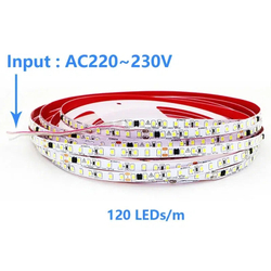 Fotoja e Led Shirit 220V IP20 120Led/m, 3000K