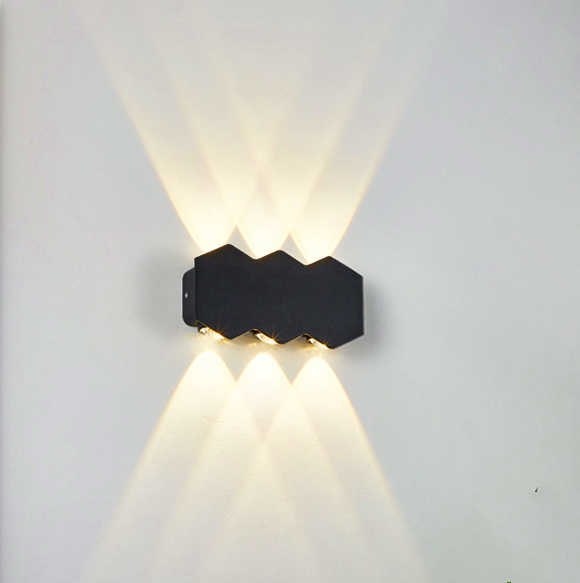 Fotoja e Ndriçues Muri LED 6 × 1W | IP65 | 3CCT |
