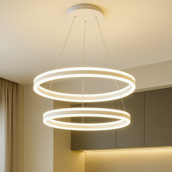 Fotoja e Ndriçues i varur LED 30+50CM | MO107-17 WH |